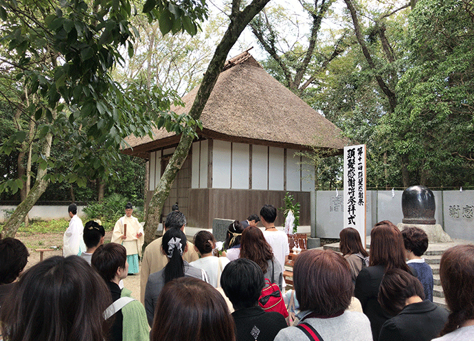 淡路・イザナギ神宮で「頭髪感謝祭」