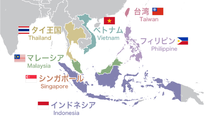 ASEAN+台湾の海外進出支援