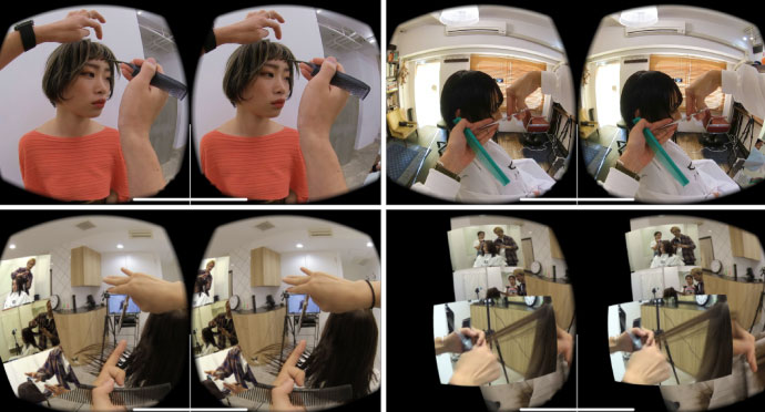 hairVRは講師役の美容師目線