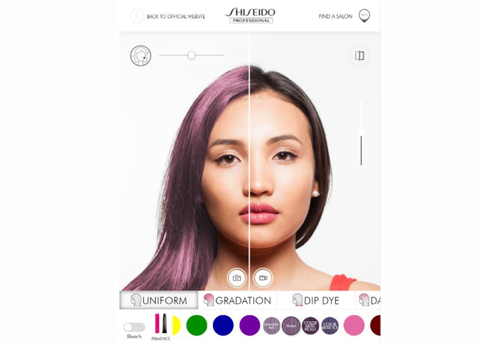 イメージを可視化！資生堂プロフェッショナルがヘアカラーシミュレーション「COLOR MIRROR」