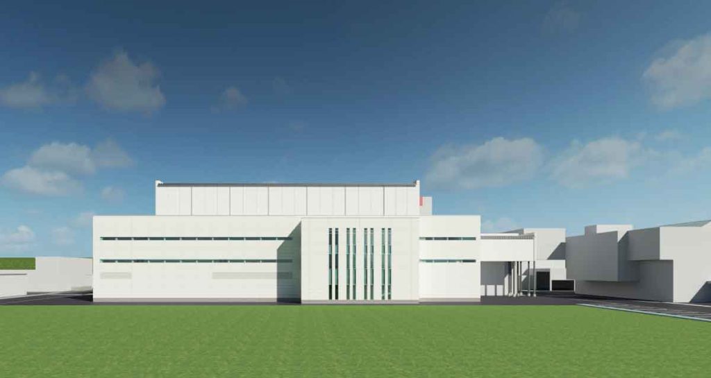 ホーユーの新たなヘアカラー工場（2024年5月竣工予定）