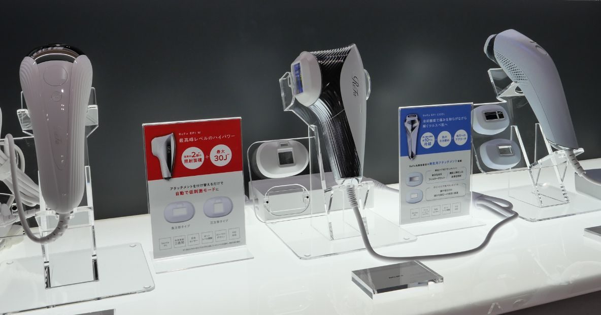 家庭用光美容器「リファエピ」シリーズ エステサロン市場で拡大