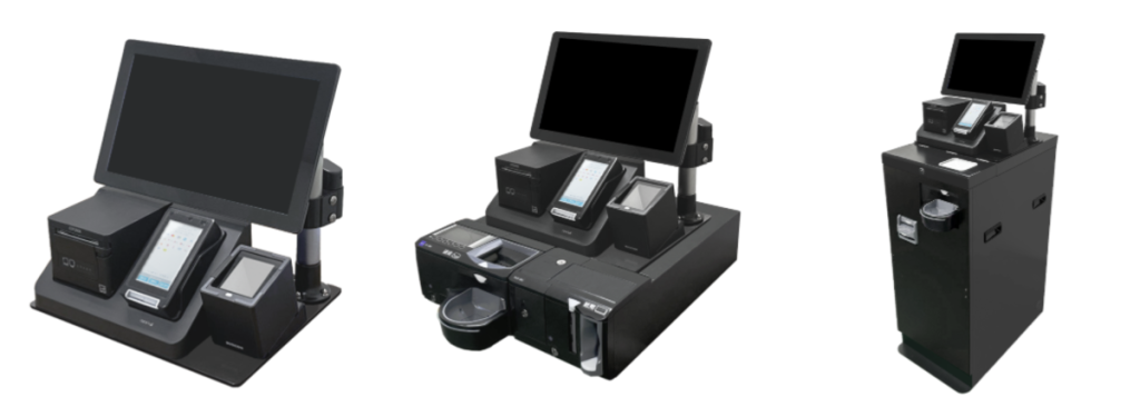 エクシードのクラウドPOS「サロンアンサー」シチズンと連携して展開するセルフレジの種類。