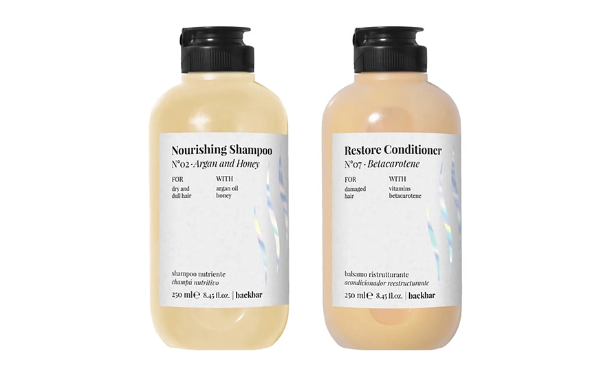 【5名様】イタリア生まれの高コスパブランド 「バックバー」のドライヘア用リペアシャンプー&コンディショナー【頭髪の日祭り】