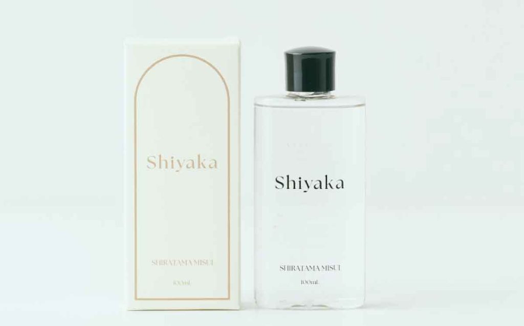 西山茉希さんがアンバサダーを務める「SHIYAKA」の「グルタチオン配合 白玉美水(しらたまみすい)化粧水」