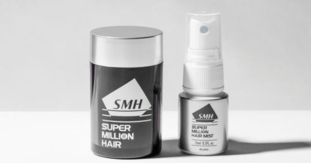 植物系パルプの薄毛隠しパウダー　「スーパーミリオンヘアー」のコンパクトセットが好評