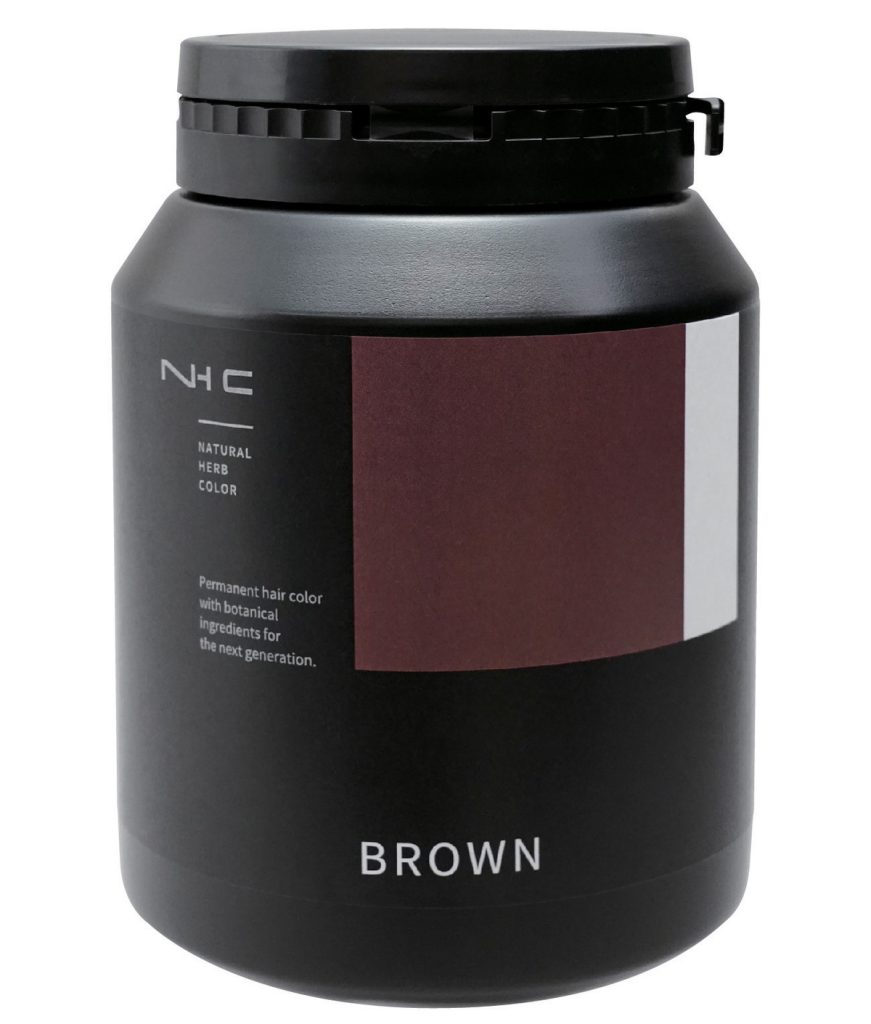 ナッシュの「ナチュラルハーブカラー」シリーズno BROWN
