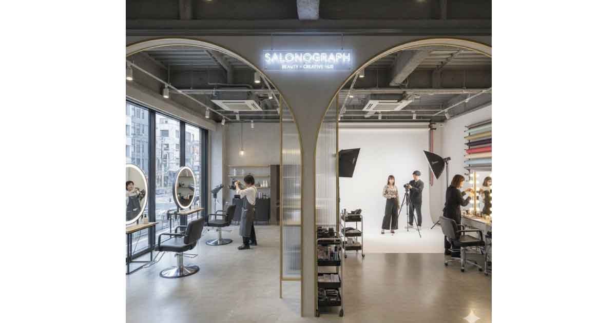 美容室×撮影スタジオ×ヘアメイク　年商500億の飲食関連業・テンポスが「サロングラフ」を全国展開