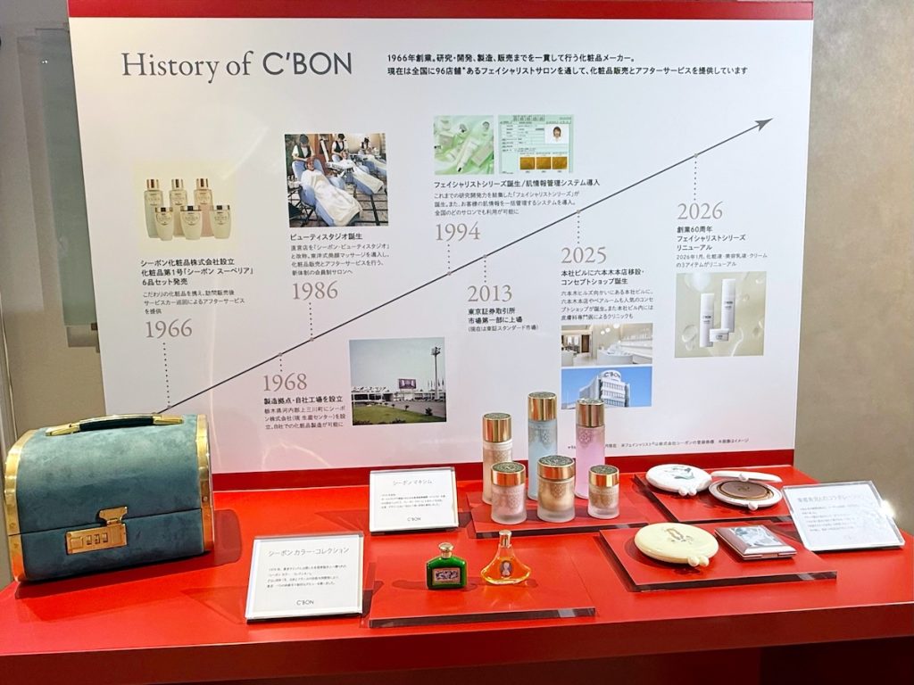 シーボン創業60周年の年表