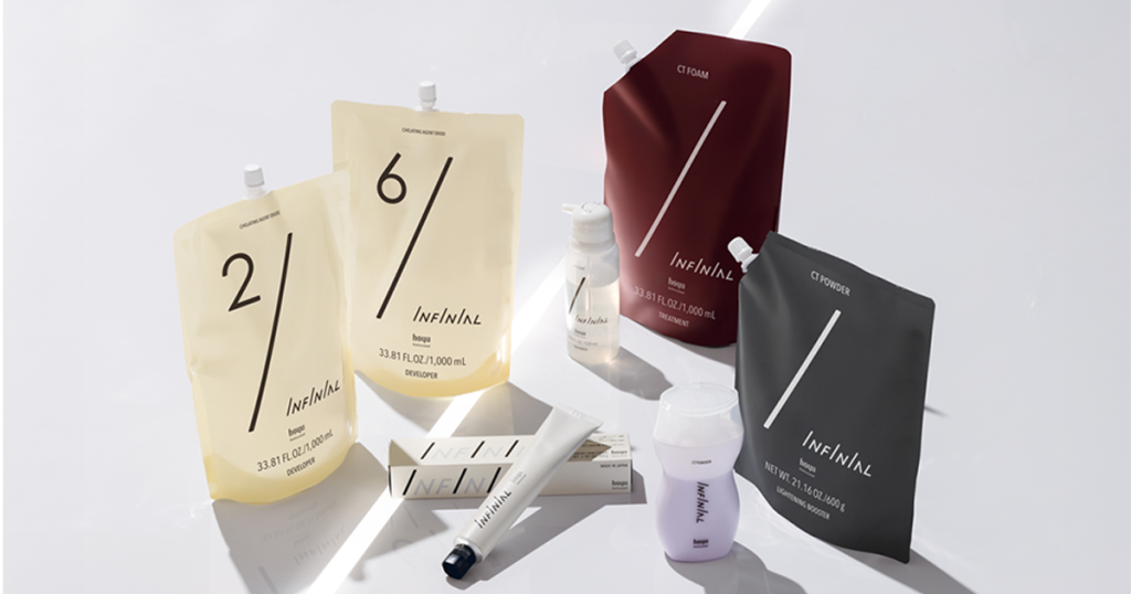 ホーユー インフィニアル 業界初の4剤式ヘアカラー 全商品