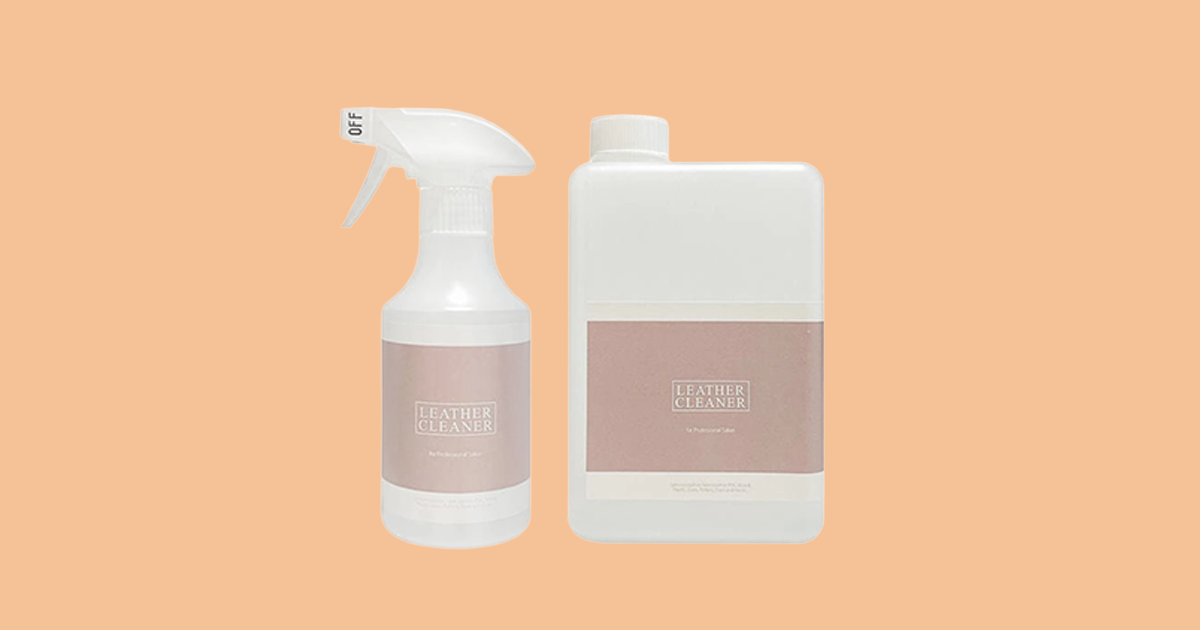 店内の清掃・除菌・消臭に　幅広く活躍するスプレー式洗浄剤「レザークリーナー」