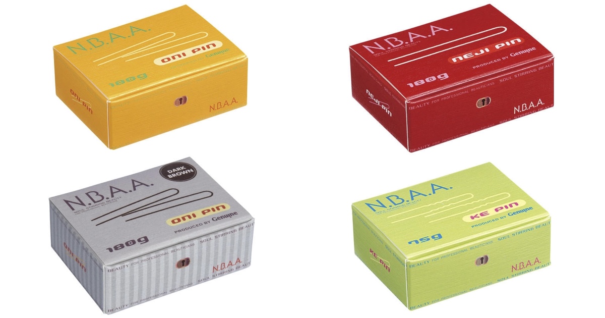 アップスタイルやヘアアレンジを支える　N.B.A.A.のヘアピン