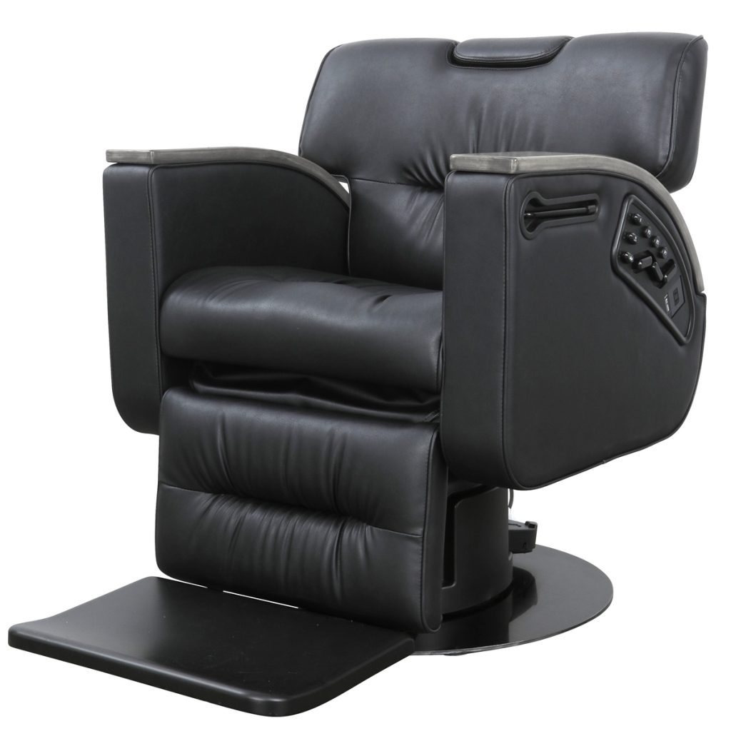 ビューティガレージの電動理容チェア「コルトレーン」グレー