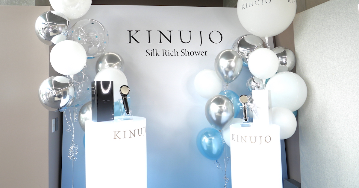 KINUJO、ブランド初のシャワーヘッド「シルクリッチシャワー」ローンチイベント AMA TOKYOが韓国風ヘアアレンジを披露