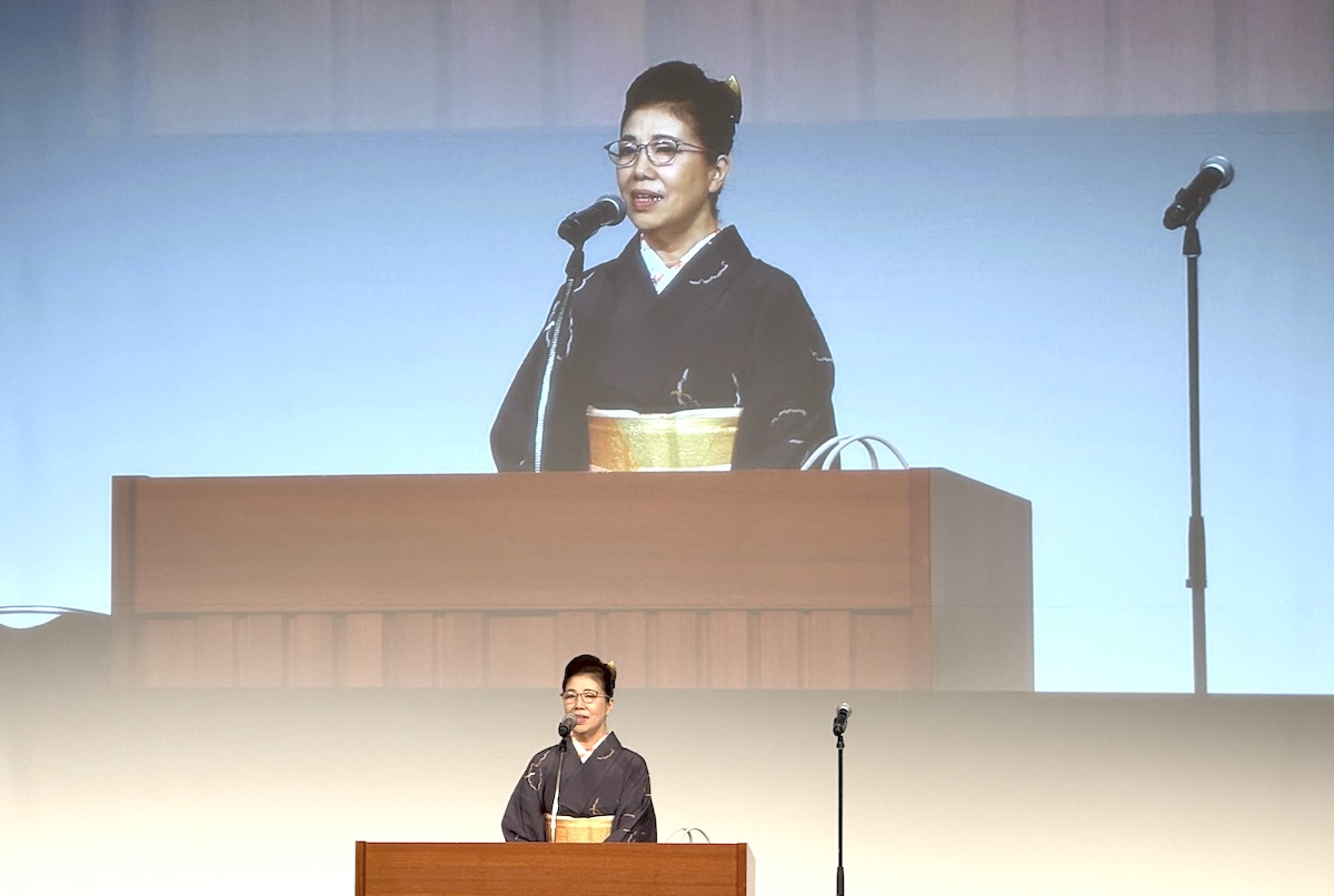 ティ・ケー・エスのクロードモネ50周年記念式典_中澤社長挨拶