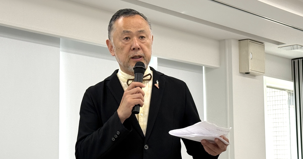 大林博之氏挨拶「100年続くICDの精神を高く持ち、美容業界の発展に貢献」インターコワフュール・モンディアル ハンブルク世界大会2025記者発表会