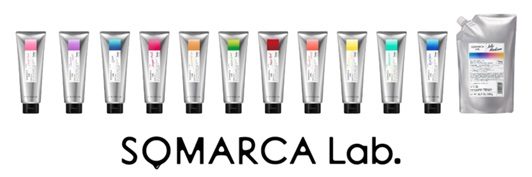 ホーユーのサロンカラーブランド「SOMARCA Lab.」のカラージェリー製品ラインナップ